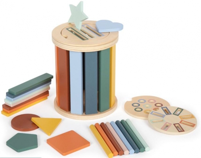 <img src='https://webimage.pl/pics/164/8/d4020972128164.jpg' style='height:440px' /> Montessori Sorter kształtów i kolorów