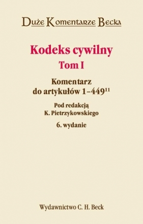 Kodeks Cywilny t.1