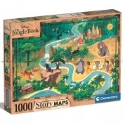 Puzzle 1000 Story Maps Księga Dżungli