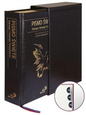 Pismo Święte ST i NT (czarna oprawa, paginatory) - Opracowanie zbiorowe