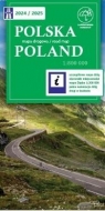 Polska mapa drogowa 2024/2025 1:800 000 Opracowanie zbiorowe