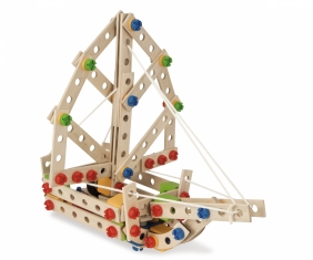Eichhorn Constructor: Drewniane klocki konstrukcyjne 5w1 - Helikopter (100039098)