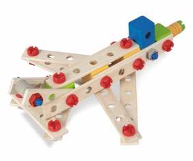 Eichhorn Constructor: Drewniane klocki konstrukcyjne 5w1 - Helikopter (100039098)