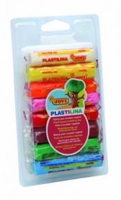 Plastelina Fluo 8 kolorów JOVI