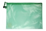 Teczka PCV Titanum A4 pozioma na zamek - zielona (302273)