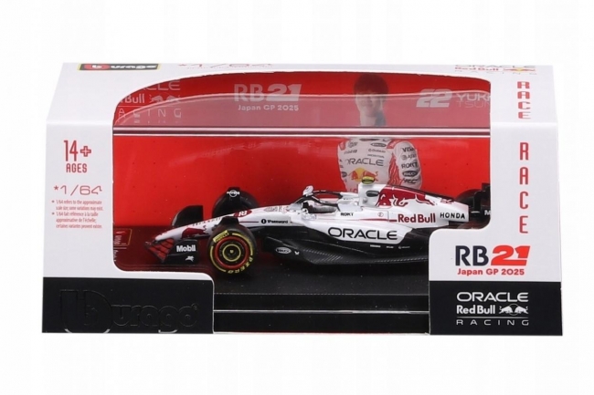 <img src='https://webimage.pl/pics/165/3/d4893993023165.jpg' style='height:440px' /> F1 Oracle Red Bull Racing RB21 2025 Tsunoda 1:64