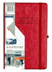 Kalendarz 2023 A5 Jazz dzienny różowy