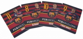 Zeszyt A5/16k =3lk FC Barca Fan 4 miękka okładka102016003 (opakowanie 10 szt.)