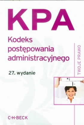 Kodeks postępowania administracyjnego - <br />