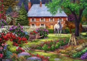 Puzzle 1500 Kwitnący ogród, Chuck Pinson