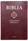 Biblia pierwszego Kościoła złocona bordowa ks. Remigiusz Popowski SDB