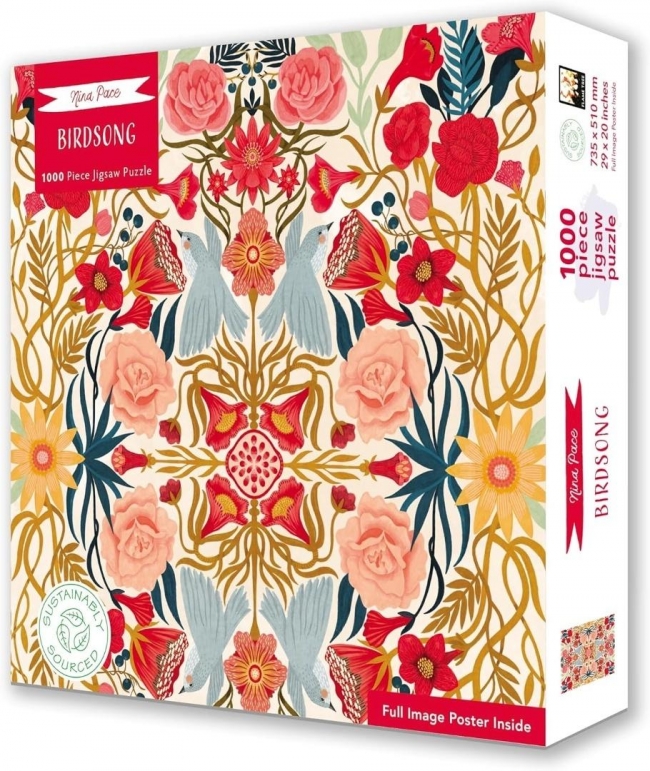 Puzzle 1000 Śpiew ptaków Nina Pace