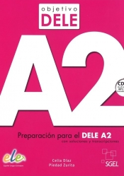 Objetivo DELE nivel A2 Książka + CD - Celia Diaz