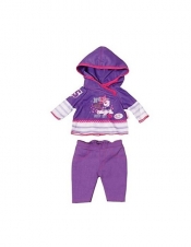 Ubranko dla lalek Baby born Casuals fioletowy (822166)