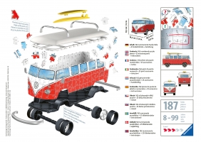 Ravensburger, Puzzle 3D: Volkswagen T1 (125166)