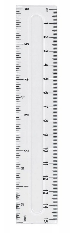 Linijka, 15 cm