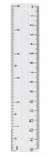 Linijka, 15 cm