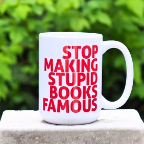 Kubek duży (440 ml) – Stop Making Stupid Books Famous