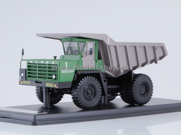 BELAZ-540A Quarry Dump Truck (green/grey) (SSML016)