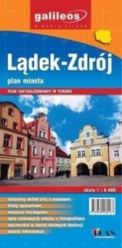 Plan miasta - Lądek-Zdrój 1:6 000 - Opracowanie zbiorowe