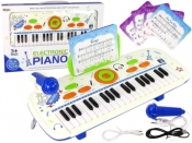 Pianino elektryczne niebieskie USB MP3