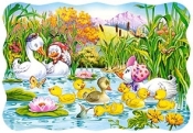 30x PUZZLE KARTONOWE BRZYDKIE KACZĄTKO WIEK 3+