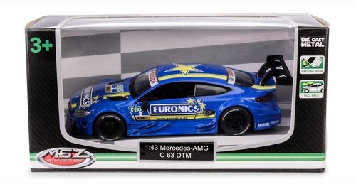 MSZ 1:43 Mercedes-AMG C 63 DTM/67351A- Niebieski