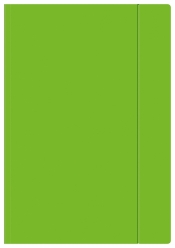 Teczka z gumką A4+ - Fluo zielona (357144)