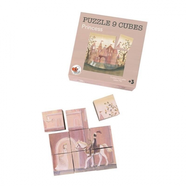 <img src='https://webimage.pl/pics/167/4/d5420023044167.jpg' style='height:440px' /> Puzzle - układanka sześciany - Księżniczki