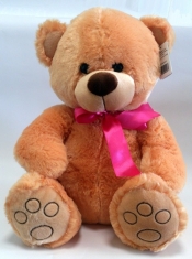 Miś Wincenty siedzący jasno brązowy 40cm - <br />