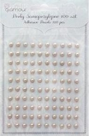 Perły samoprzylepne 5 mm Grey 100 szt