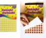 Blok z naklejkami gwiazdki 936szt