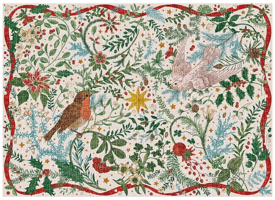 Puzzle 1000: Christmas Flowers 3