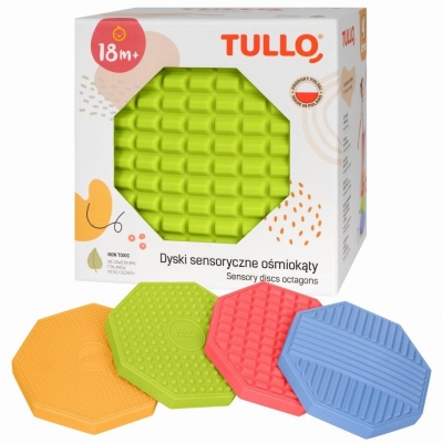 Dyski sensoryczne ośmiokąty 4szt