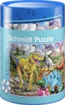 Skarbonka Dinozaury + puzzle 100 elementów
