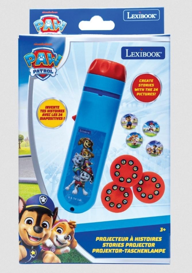<img src='https://webimage.pl/pics/168/1/d3380743081168.jpg' style='height:440px' /> Lexibook projektor Latarka - Psi Patrol