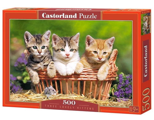 Puzzle Three Lovely Kittens 500 (51168)
