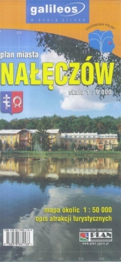 Plan miasta - Nałęczów 1:9 000 - Opracowanie zbiorowe