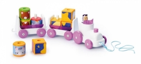 SMOBY Cottons Wesoły Pociąg z Klockami (7600211216)