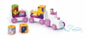 SMOBY Cottons Wesoły Pociąg z Klockami (7600211216)