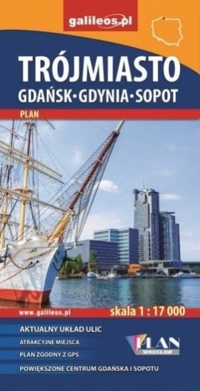 Plan -Trójmiasto. Gdańsk-Gdynia-Sopot 1:17 000 w.2 - Opracowanie zbiorowe