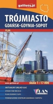 Plan -Trójmiasto. Gdańsk-Gdynia-Sopot 1:17 000 w.2 - Opracowanie zbiorowe