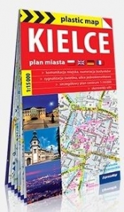 Plastic map Kielce 1:15 000 mapa turystyczna - Opracowanie zbiorowe