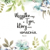 Podstawka korkowa - Wszystko mogę w tym