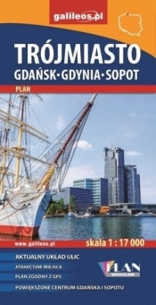 Plan -Trójmiasto. Gdańsk-Gdynia-Sopot 1:17 000 w.2 - Praca zbiorowa