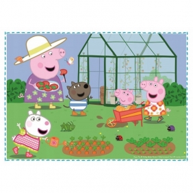 Puzzle 4w1: Świnka Peppa - Wspomnienie z wakacji (34316)