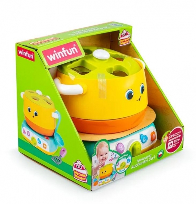 Edukacyjna kuchenka 3w1