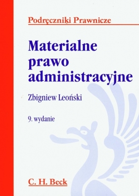Materialne prawo administracyjne - Leoński Zbigniew