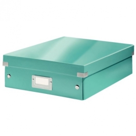 Pudło archiwizacyjne Leitz Click & Store z przegródkami - turkusowy 280 mm x 100 mm x 370 mm (60580051)