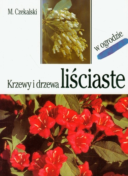 Krzewy i drzewa liściaste w ogrodzie